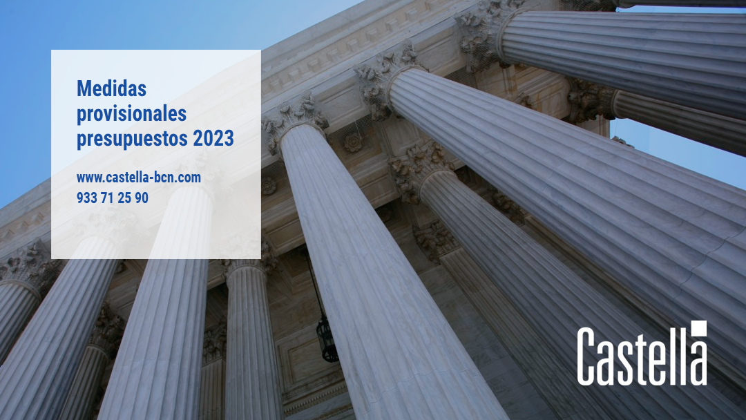 Medidas fiscales en el proyecto de ley de presupuestos para 2023